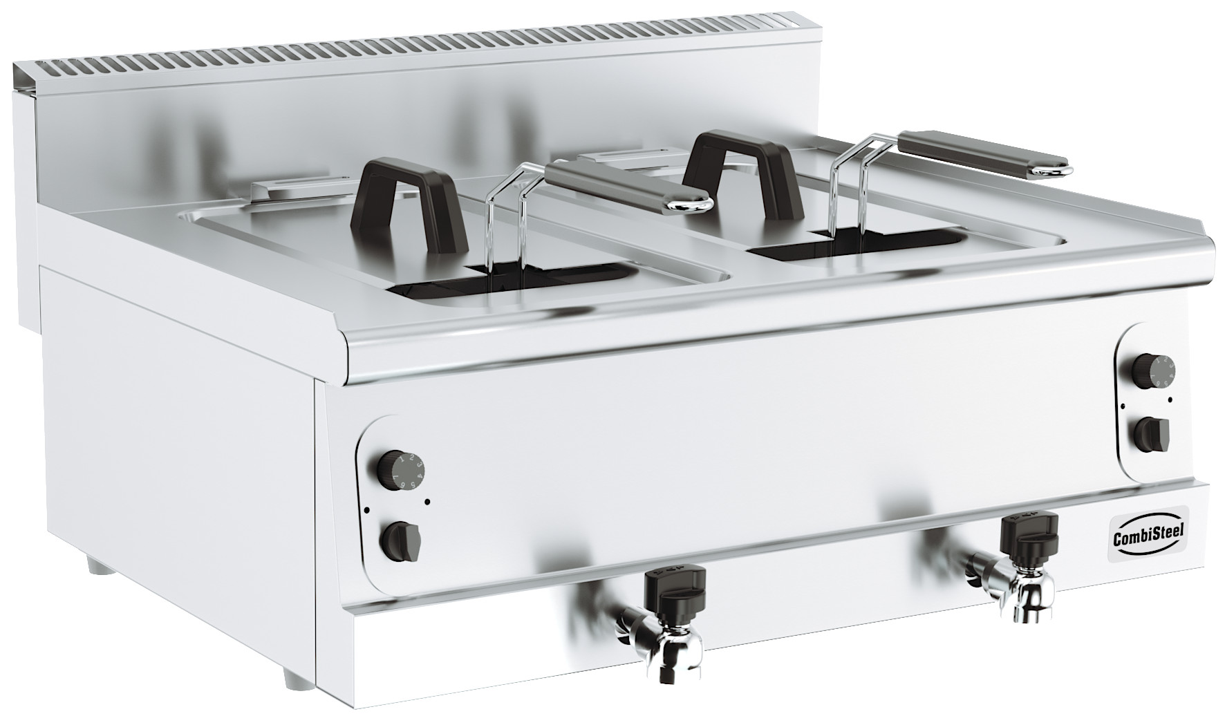 BASE 600 FRITEUSE GAS 2X8L  **ACHTUNG, 800MM BREITE**