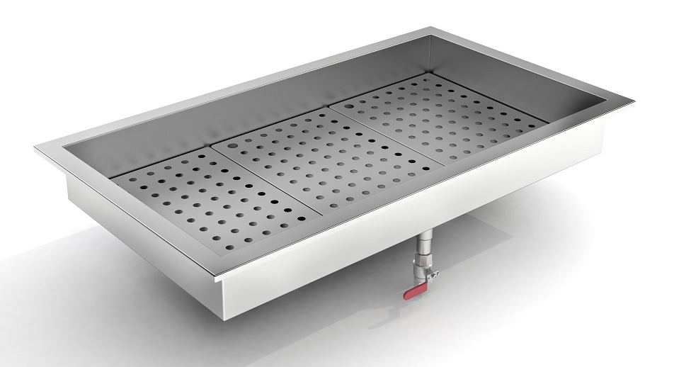 GEMAHLENES EIS BEHÄLTER EINBAU 3/1GN