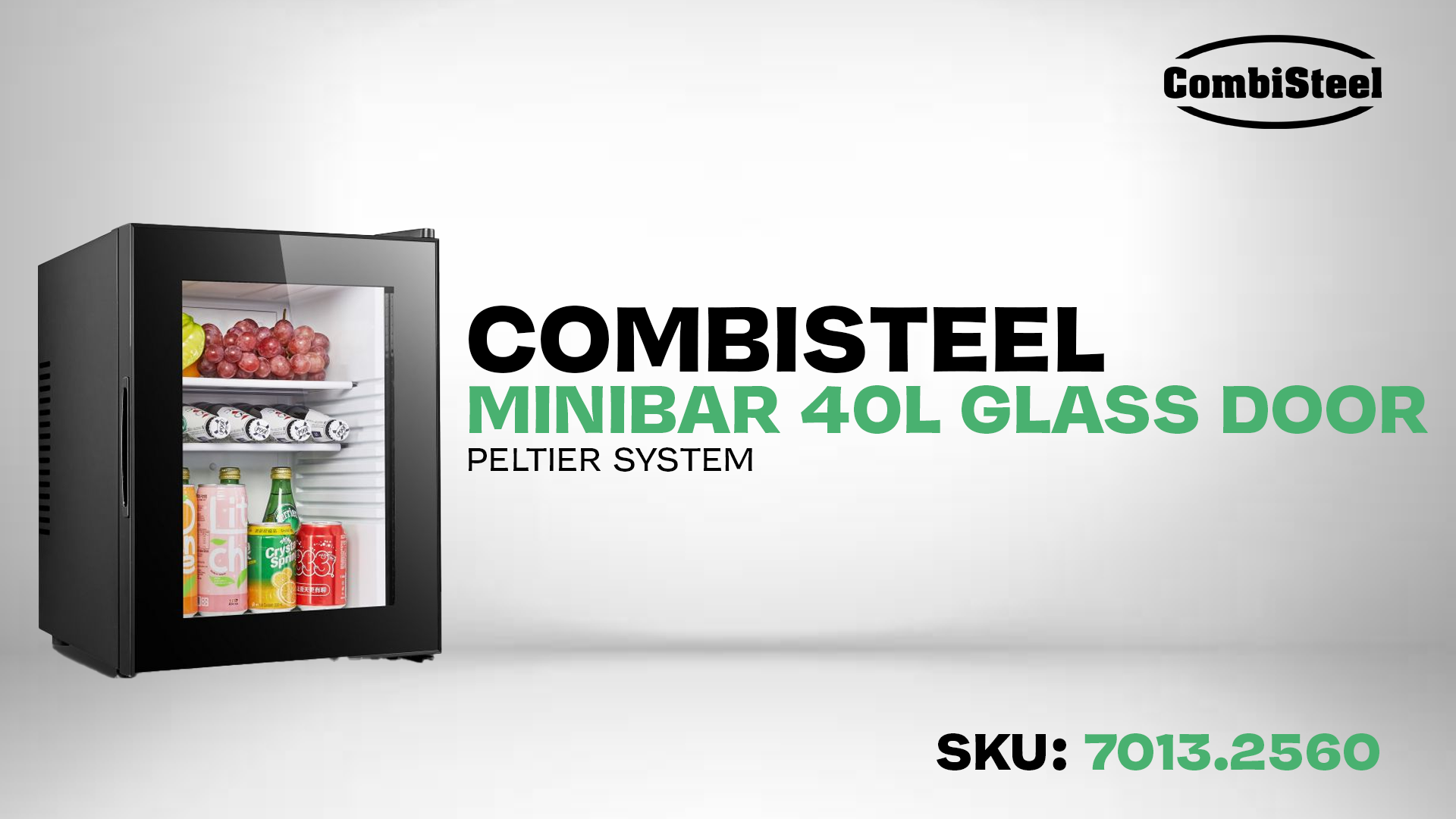 MINIBAR 40L GLASTÜR PELTIER SYSTEM