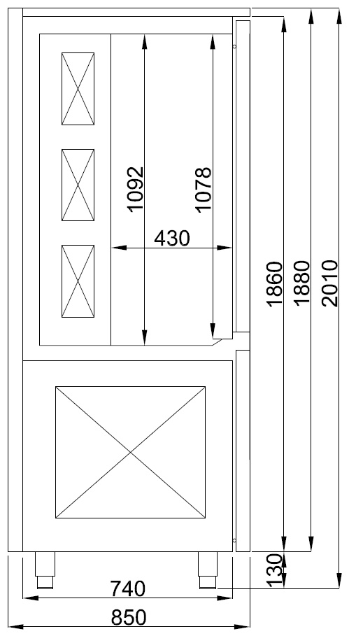 SCHNELLKÜHLER 15x 1/1GN