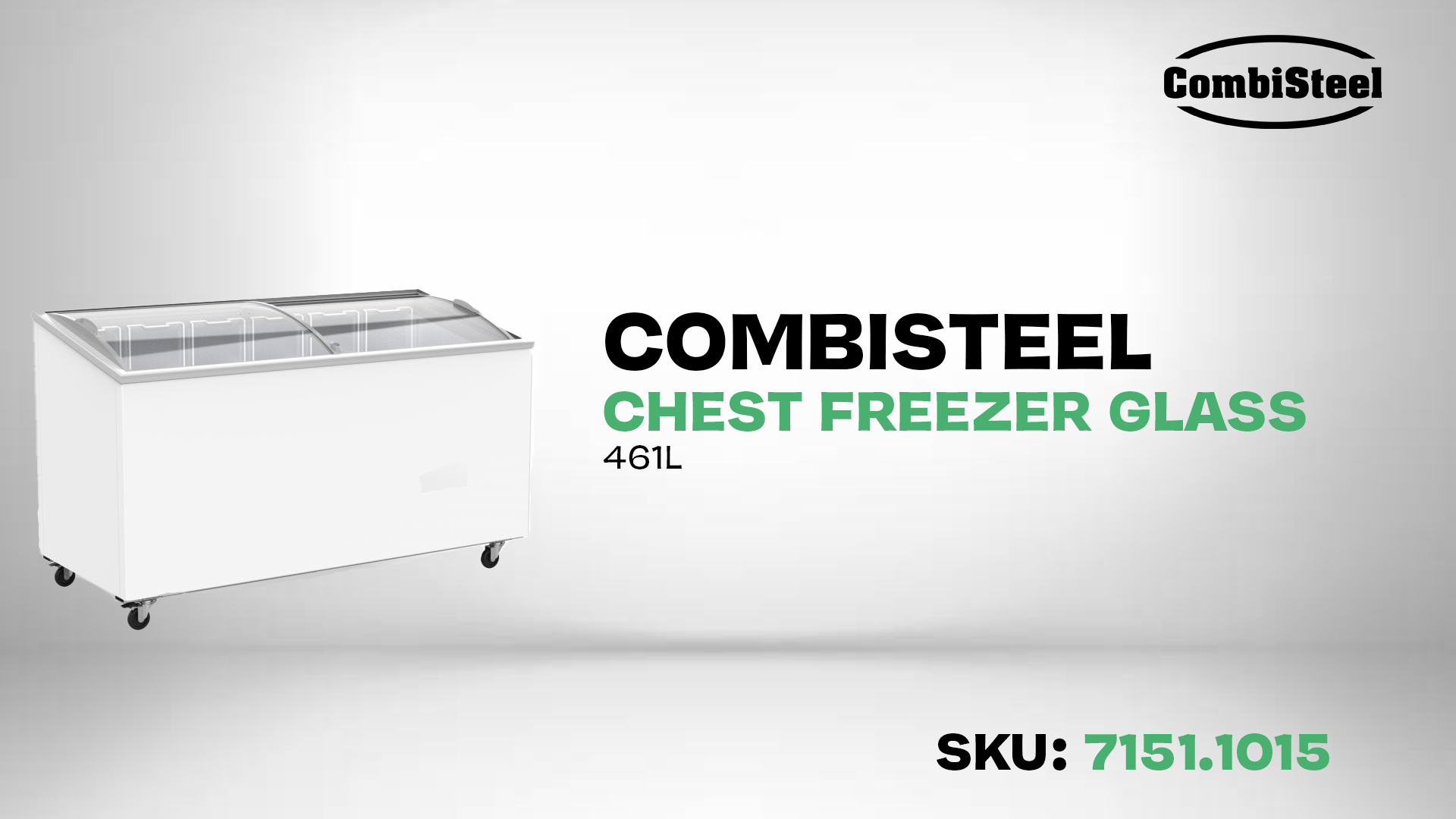 TIEFKÜHLTRUHE GLASDECKEL 461 L