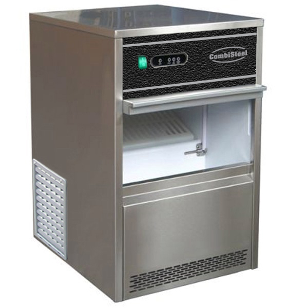 Eiswürfelmaschine PREMIK | 26kg/24h | 20g pro Eiswürfel | HxBxT 65,5x42x52,8cm | Edelstahl