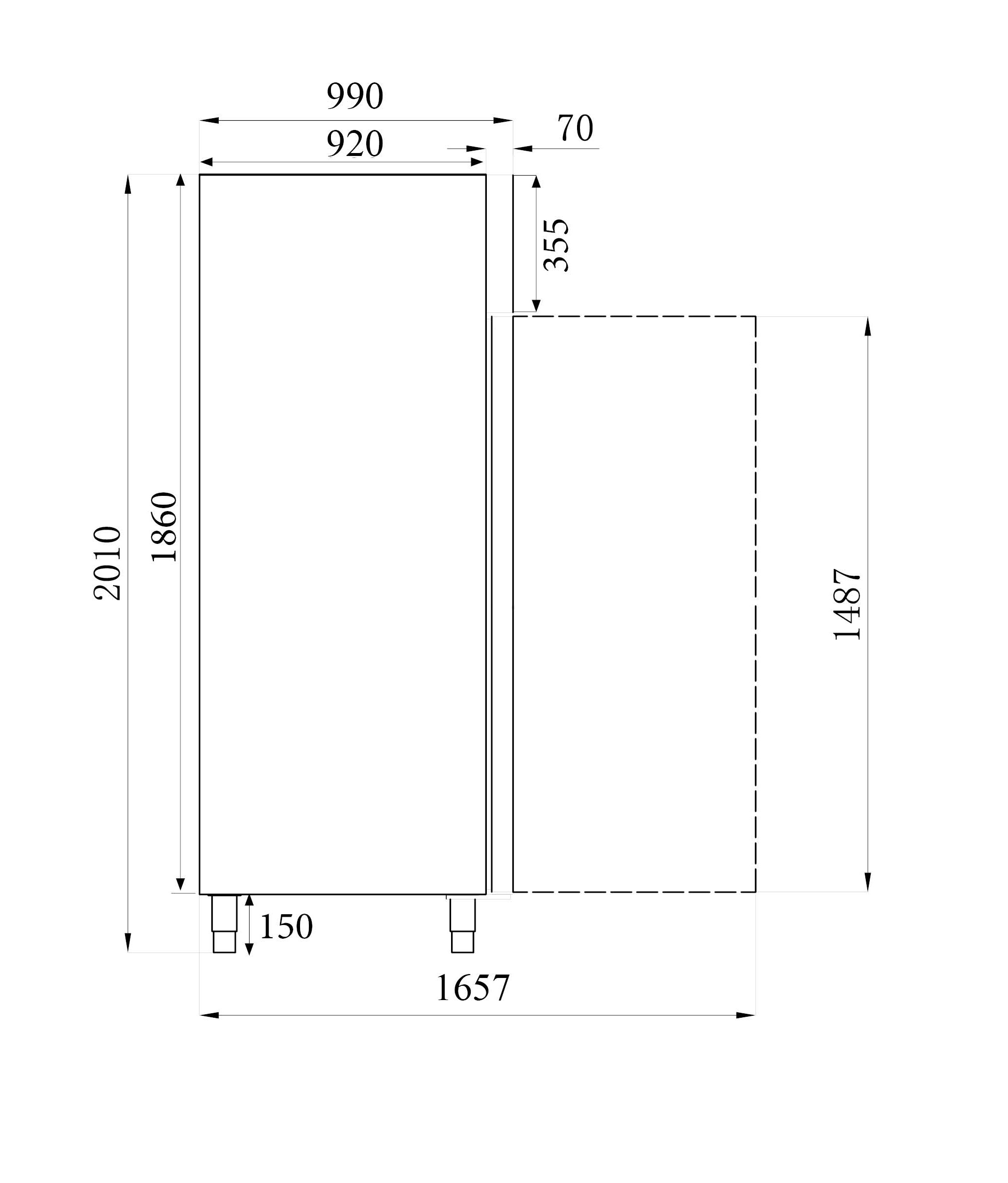 BÄCKEREI TIEFKÜHLSCHRANK