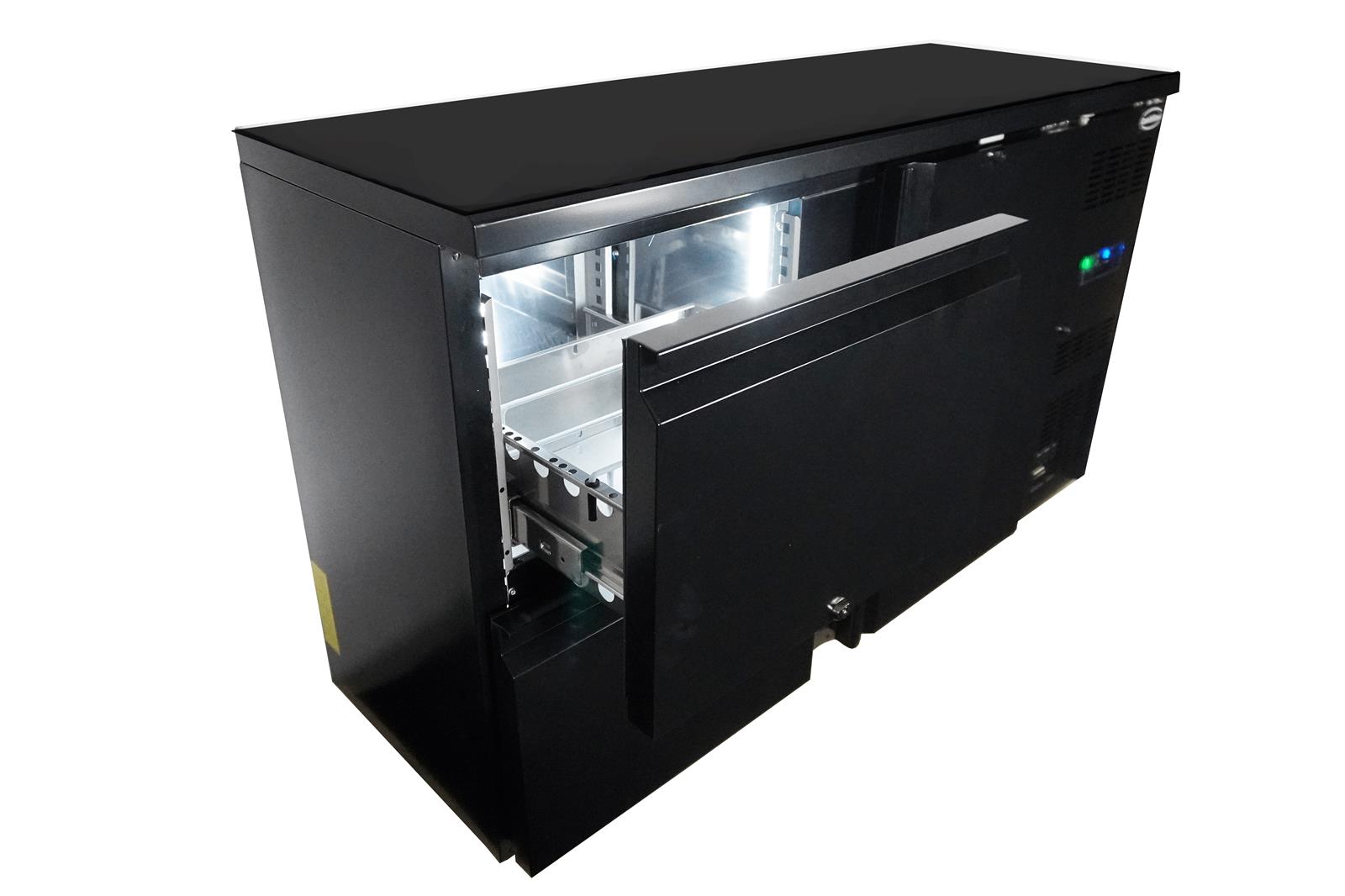 BARKÜHLER SCHWARZ 1 TÜR UND 2 SCHUBLADEN