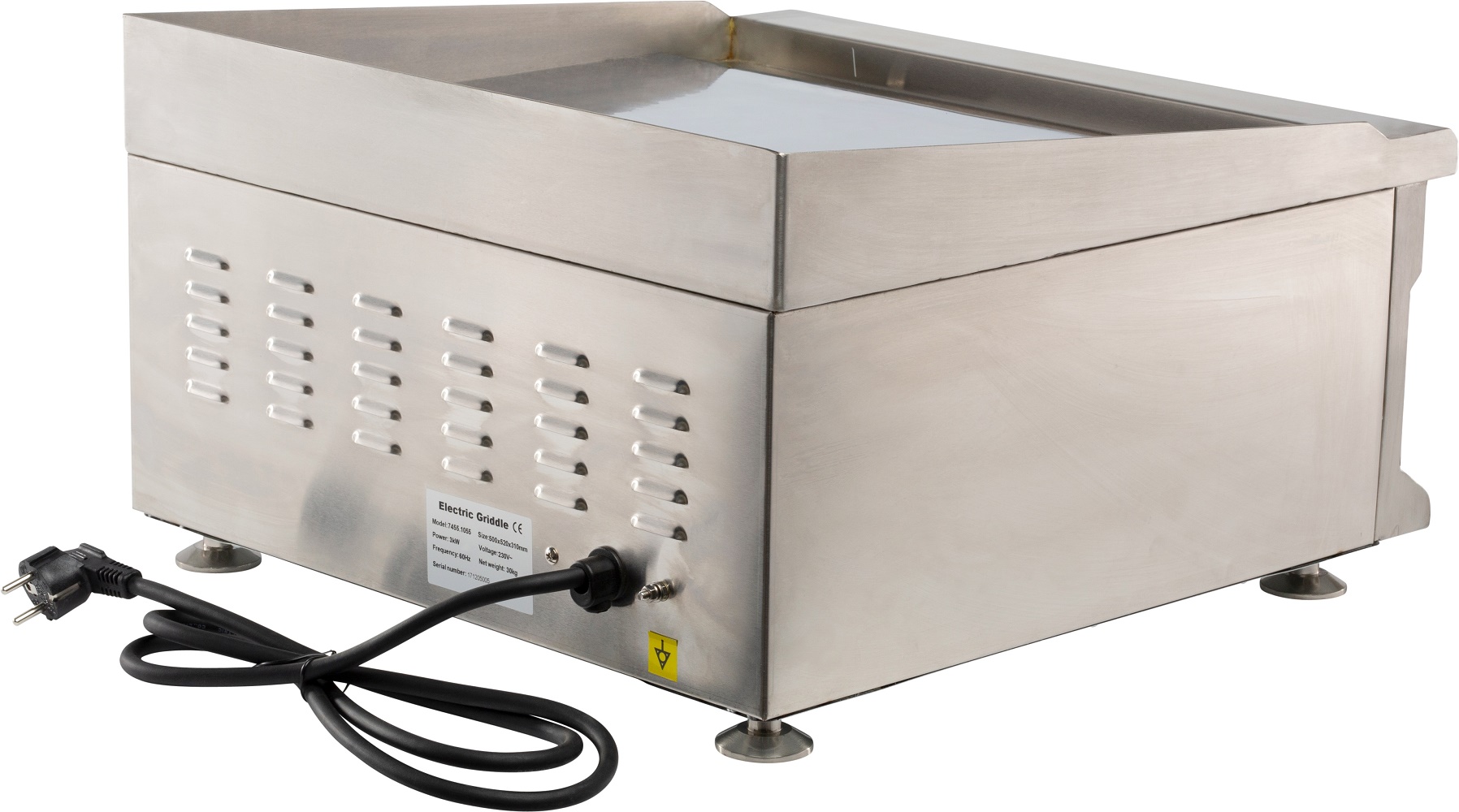 ELEKTRO GRILL PLATTE CHROM