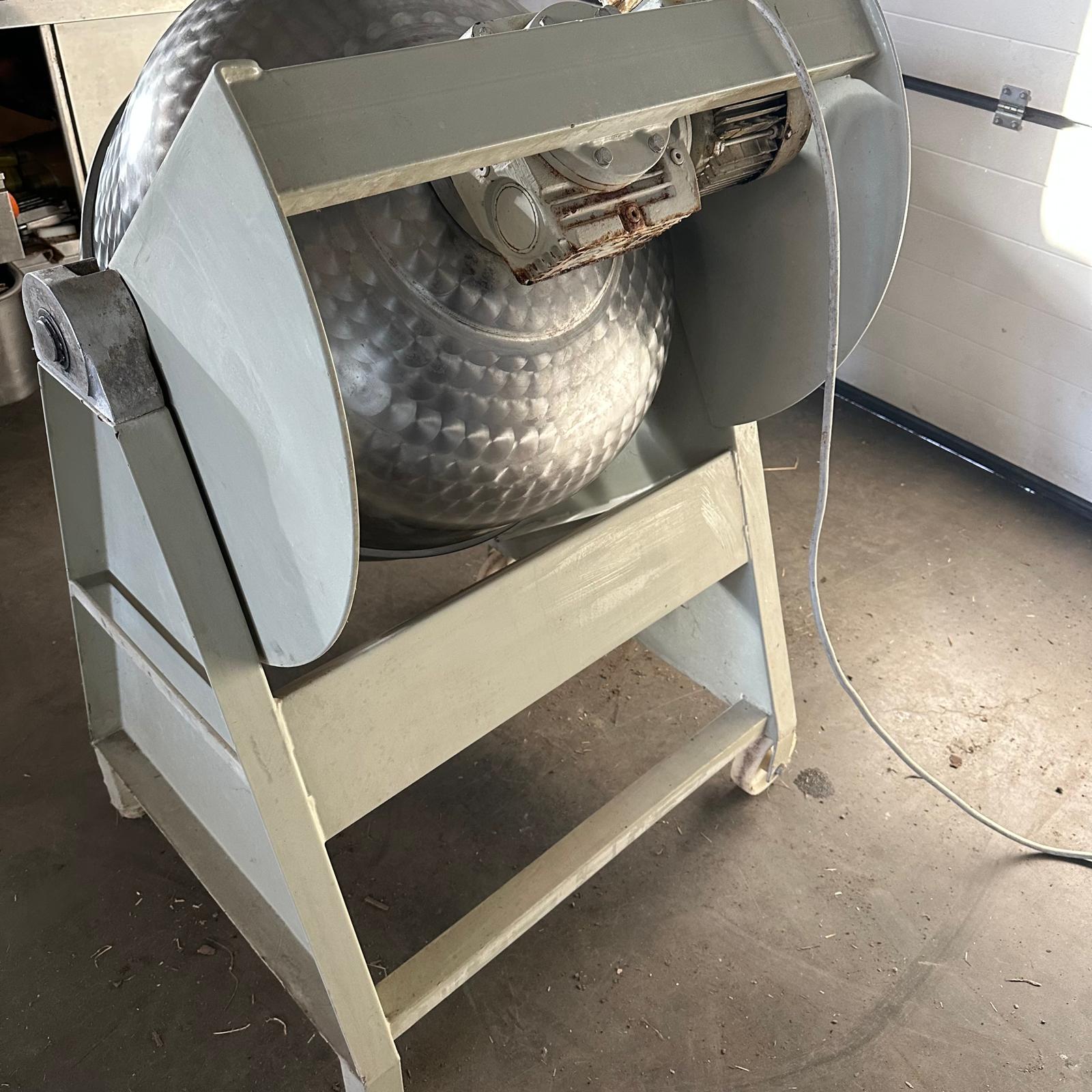 Lescha CN141 Edelstahl Freifallmischer Trommelmischer 140 Liter gebraucht
