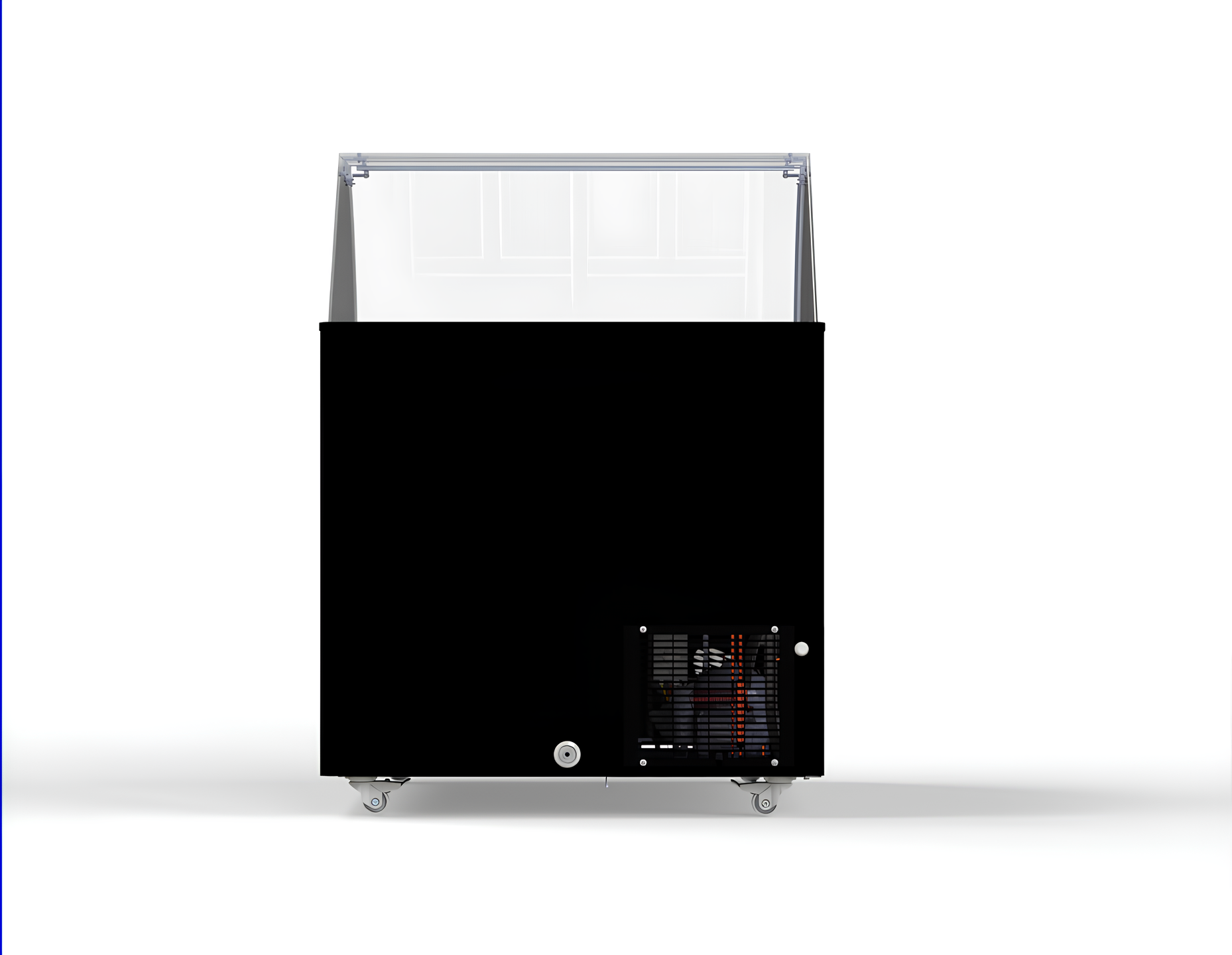 SPEISEISVITRINE CORSICA SCHWARZ 6X5 LT