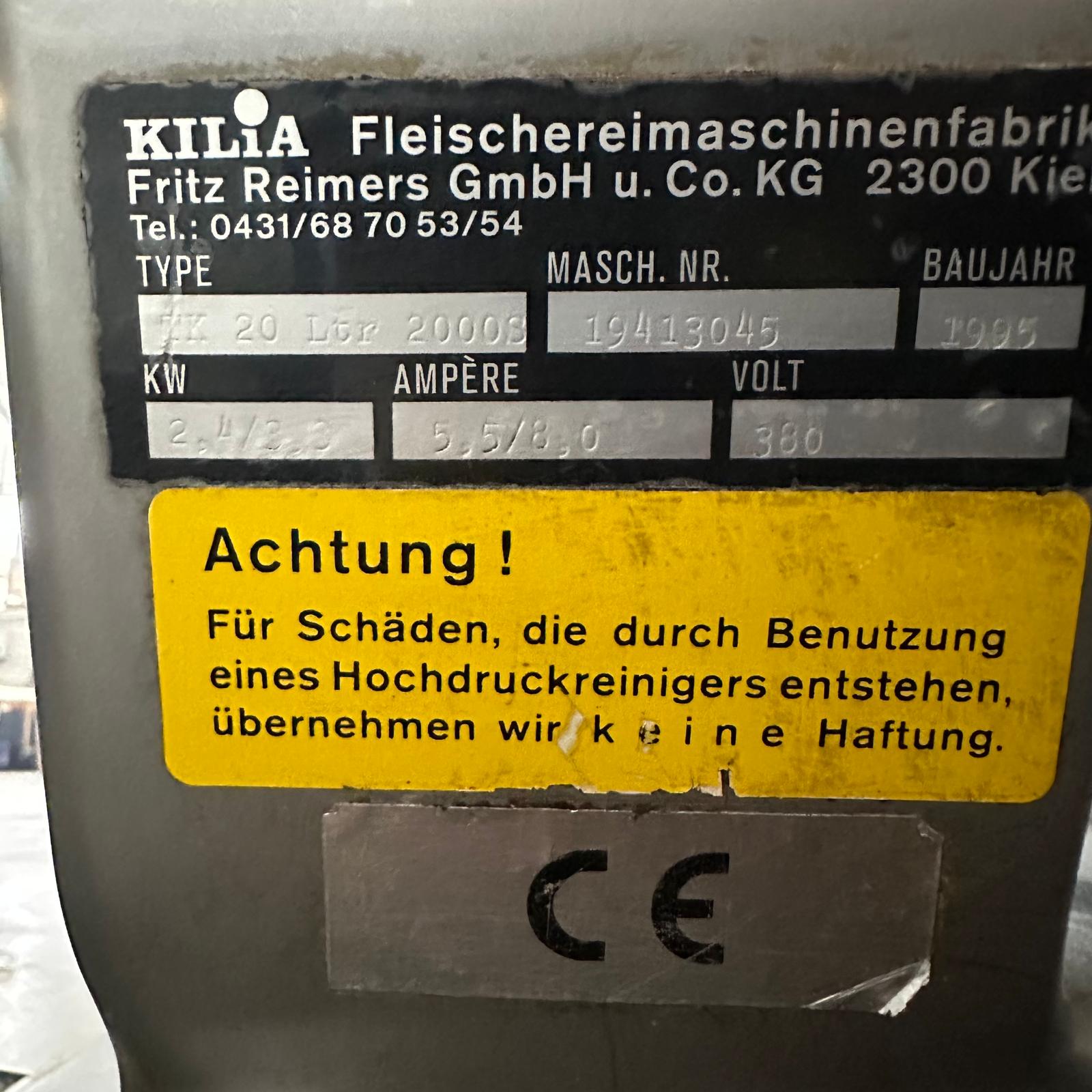 Kilia TK20 Tischkutter gebraucht 400V 2G 6er Messerkopf