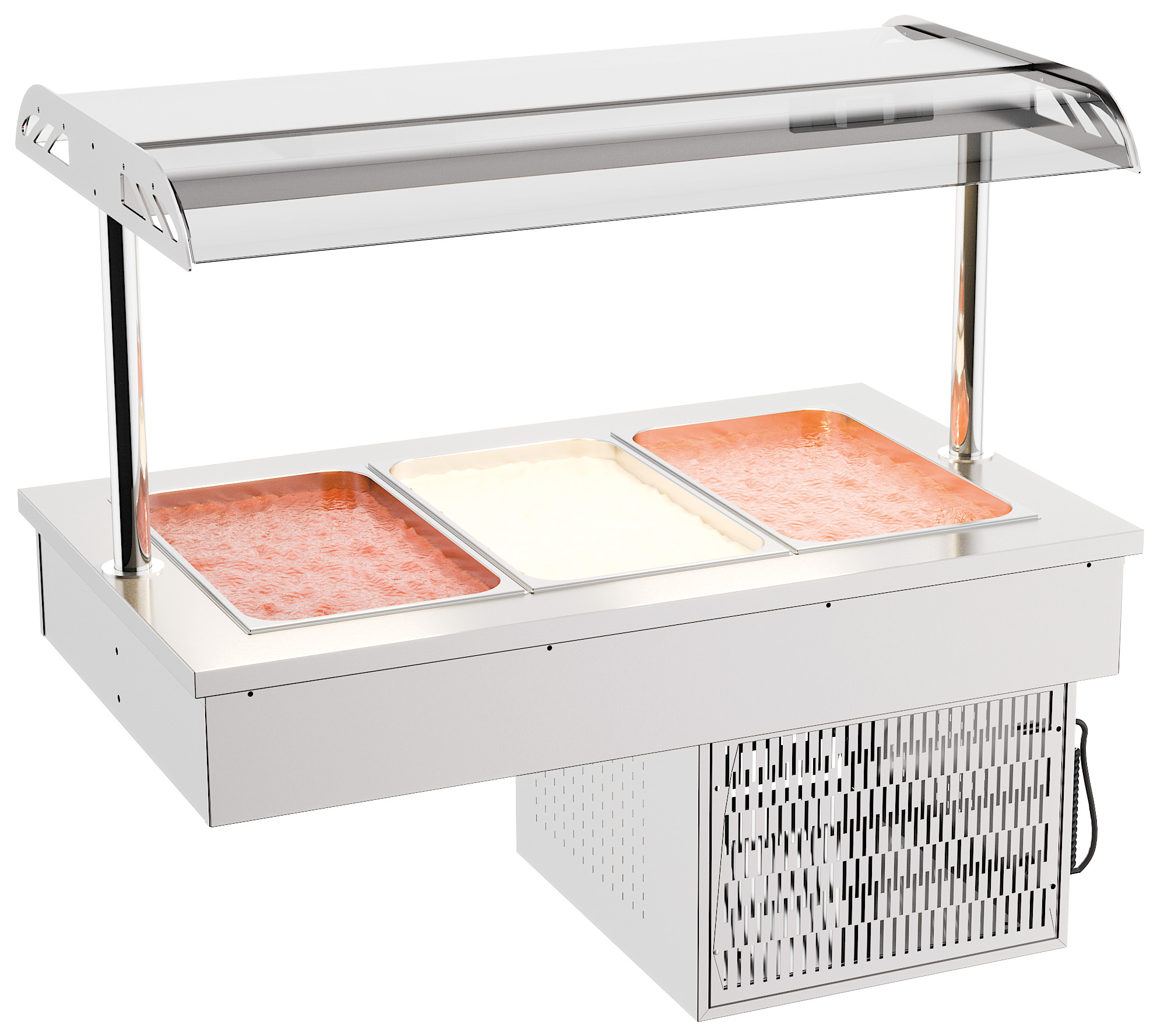 EINBAUKÜHLWANNE 3/1