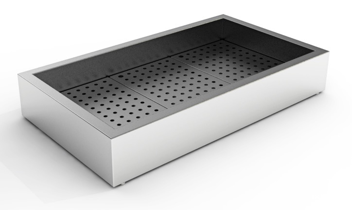 GEMAHLENES EIS BEHÄLTER AUFBAU 3/1 GN