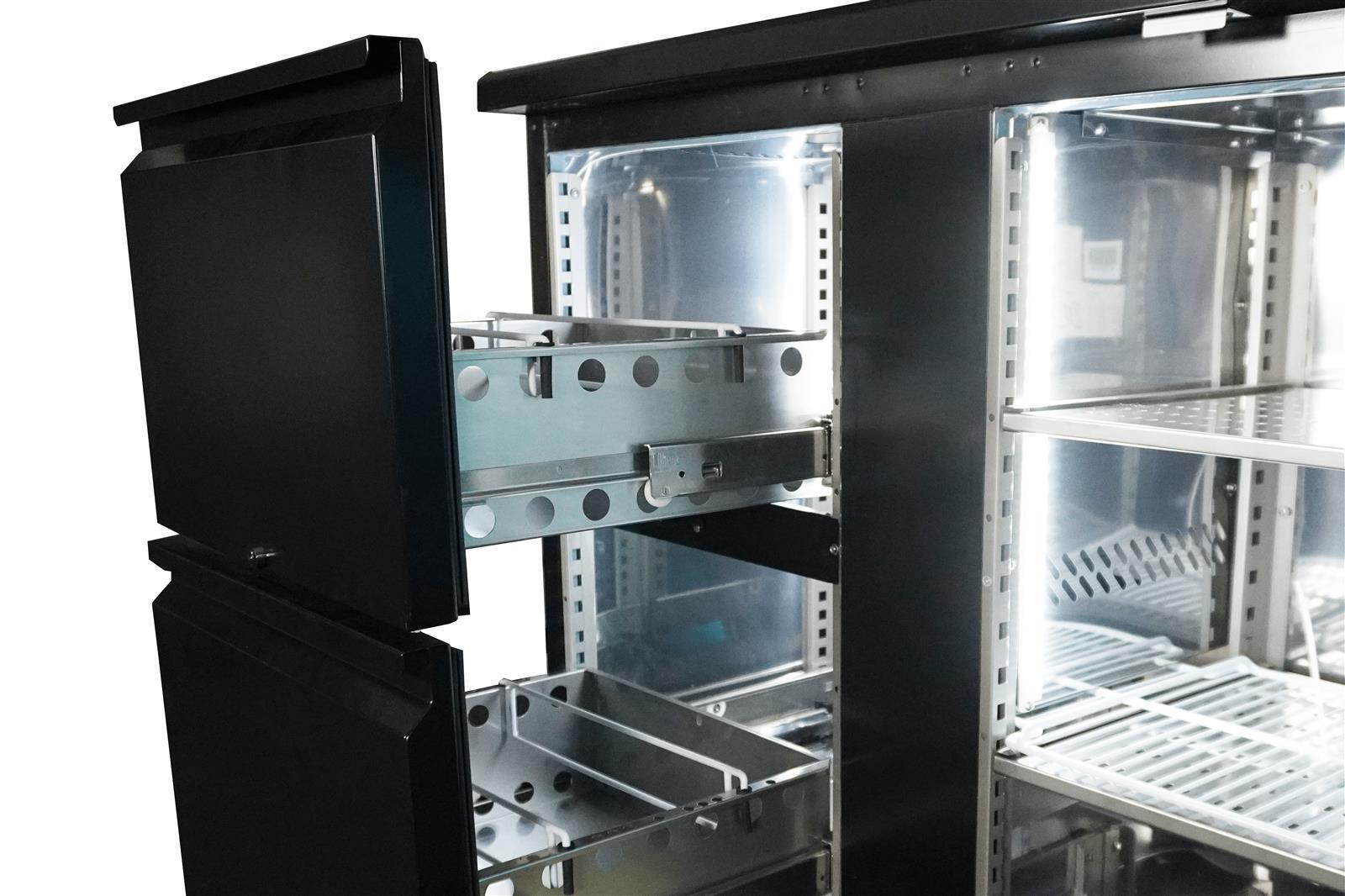 BARKÜHLER SCHWARZ 1 TÜR UND 2 SCHUBLADEN