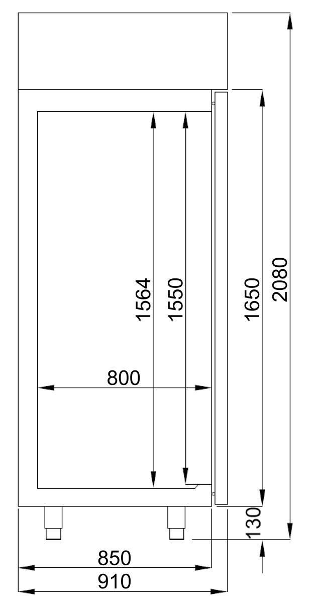BÄCKEREI KÜHLSCHRANK MONOBLOCK