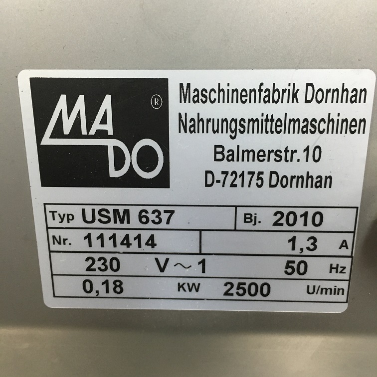 MADO SharpX USM637 Diamant-Schärfmaschine gebraucht