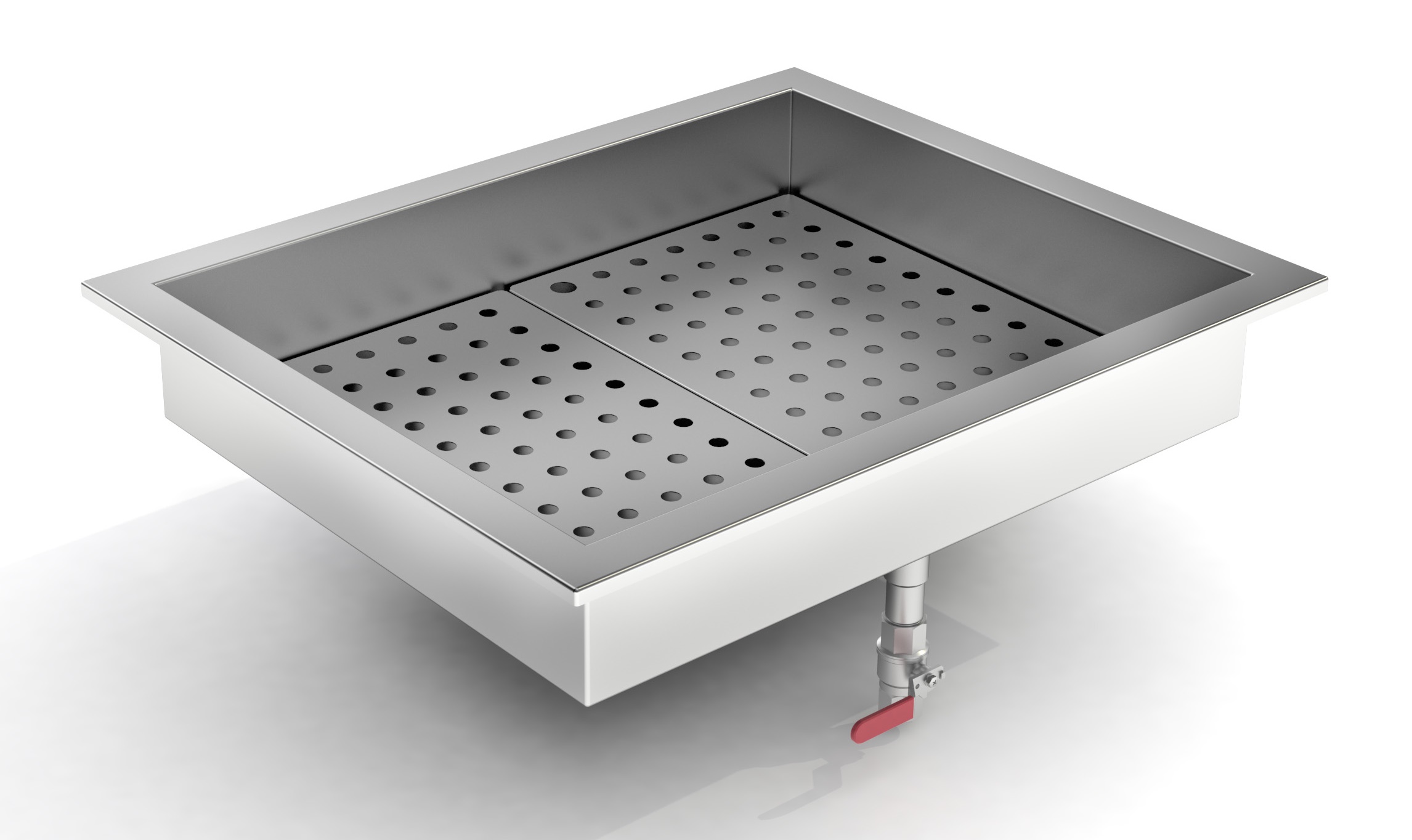 GEMAHLENES EIS BEHÄLTER EINBAU 2/1 GN