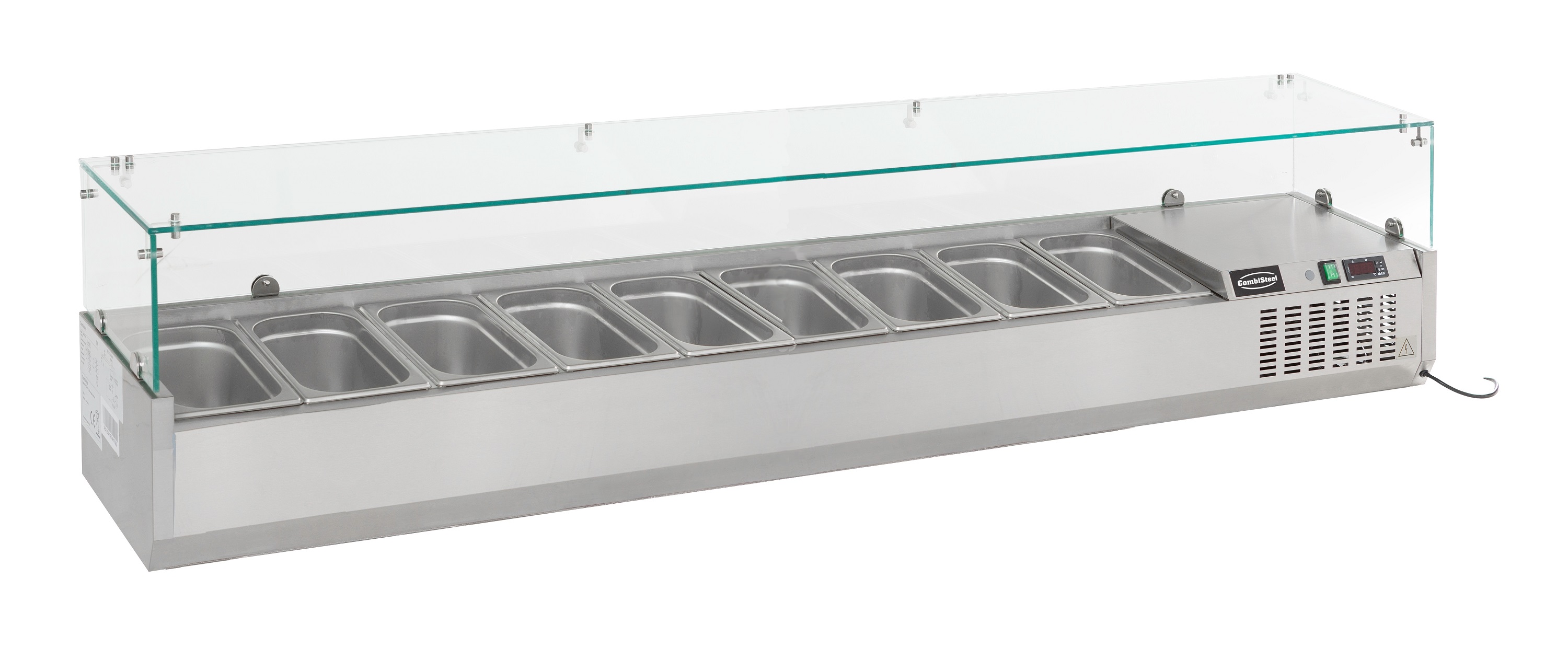 AUFSATZVITRINE 1/3 GN x 9