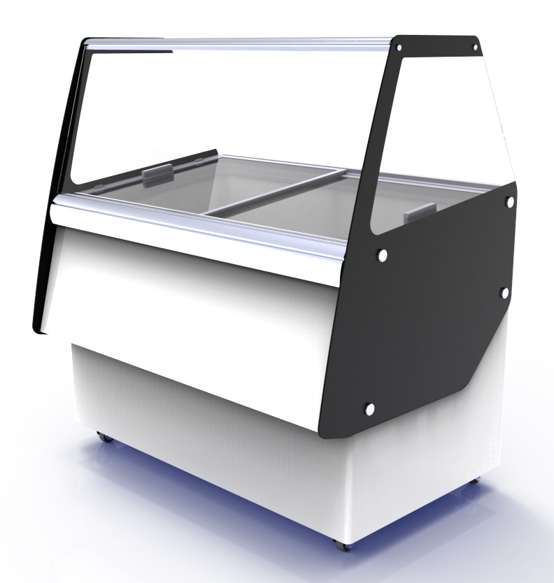 SPEISEISVITRINE IBIZA 8X5 LTR