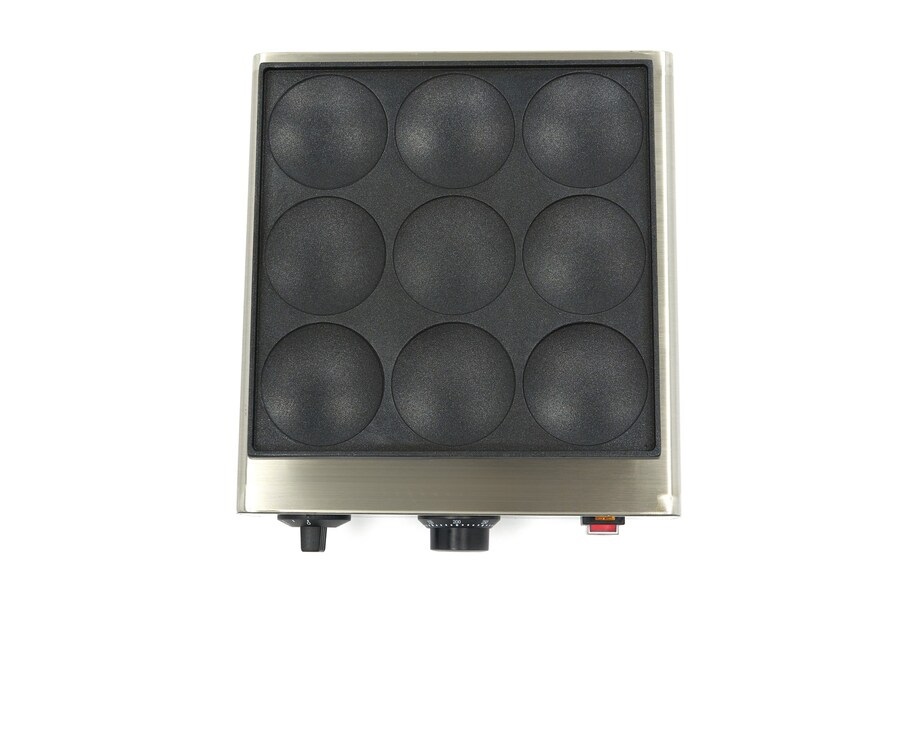 Maxima American Pancake Hot Plate - 9 Stück - Ø 80 x 10 mm - mit Timer