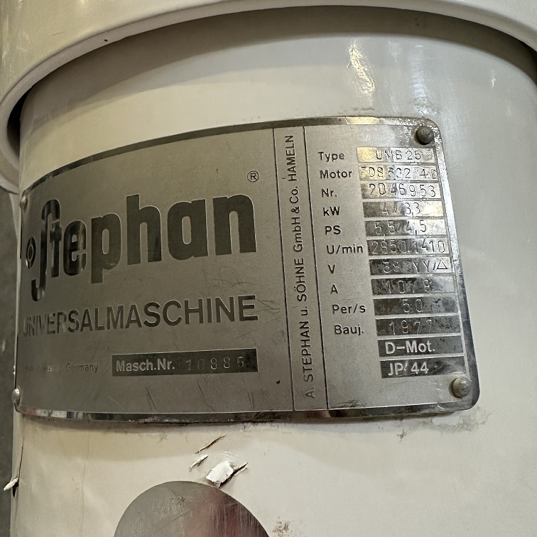 Stephan UM25 UM25 Universalmaschine gebraucht