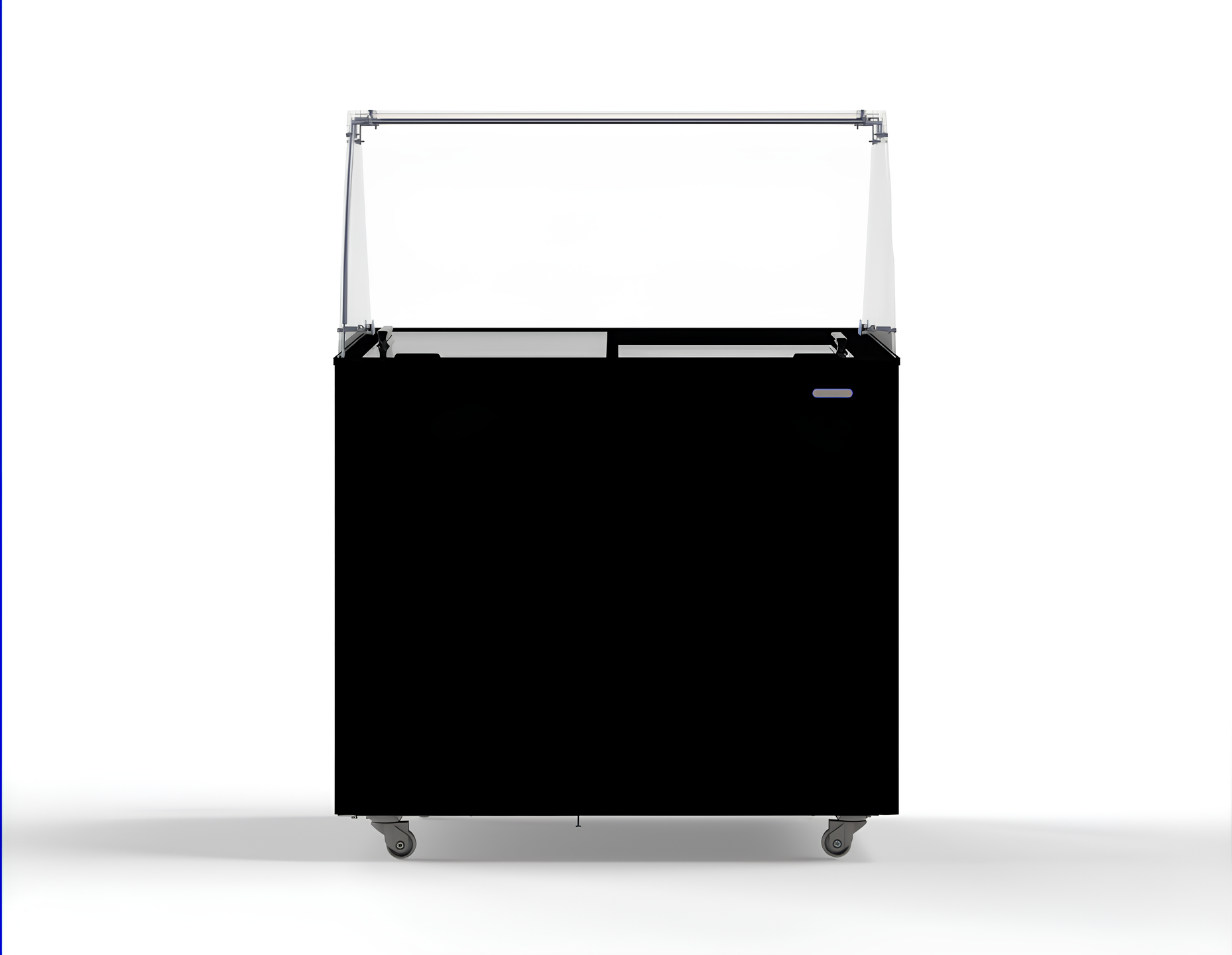 SPEISEISVITRINE CORSICA SCHWARZ 6X5 LT