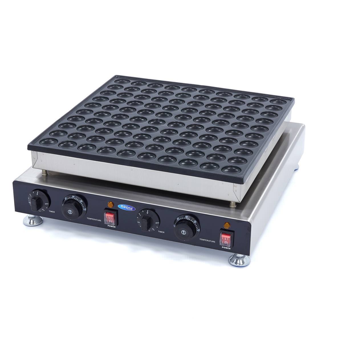 Maxima Poffertjes Backplatte - 100 Stück - Ø 40 x 7 mm (je Waffel)