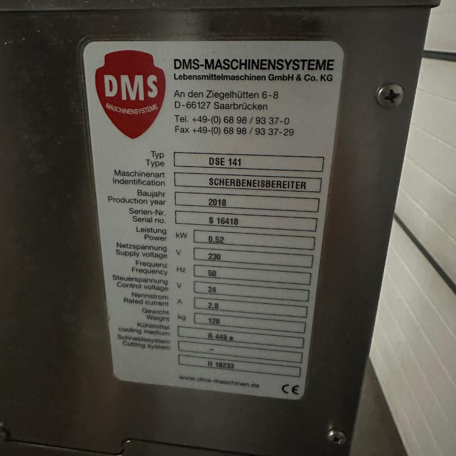 DMS DSE141 Scherbeneisbereiter Scherbeneiserzeuger Eisbereiter-Copy