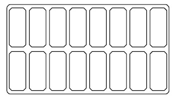 SPEISEISVITRINE HAWAI 16X 5LTR