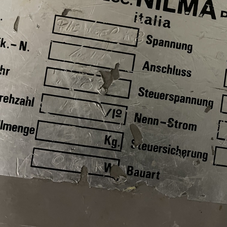 Nilma Pioneer Kartoffelschälmaschine Schälmaschine gebraucht