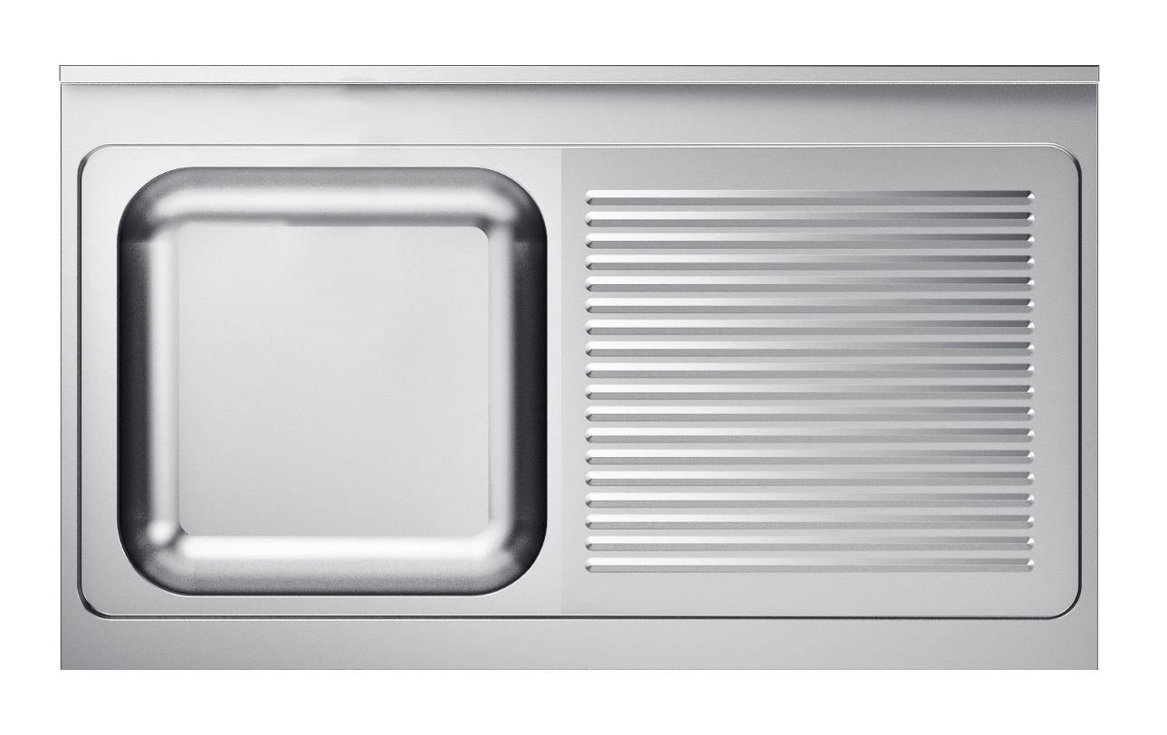 700 SPÜLTISCHPLATTE 1 LINKS 1200