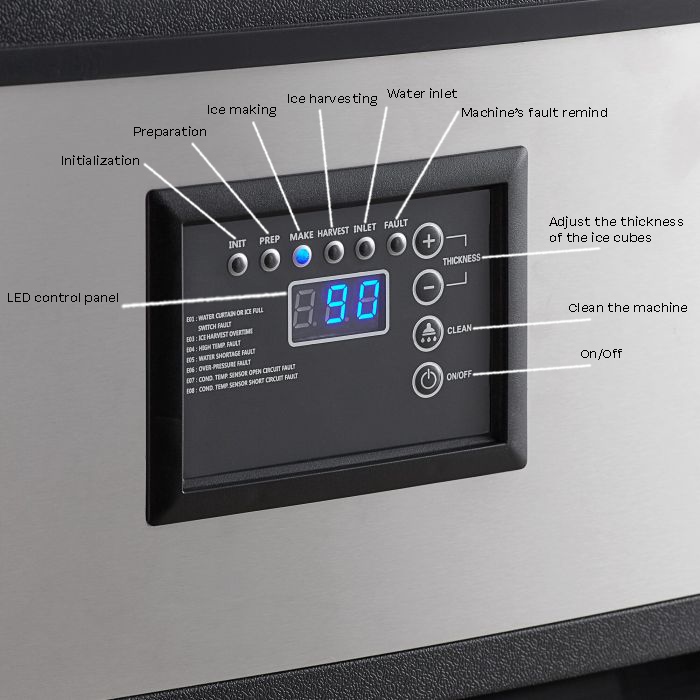 EISWÜRFELMASCHINE 95KG/24H